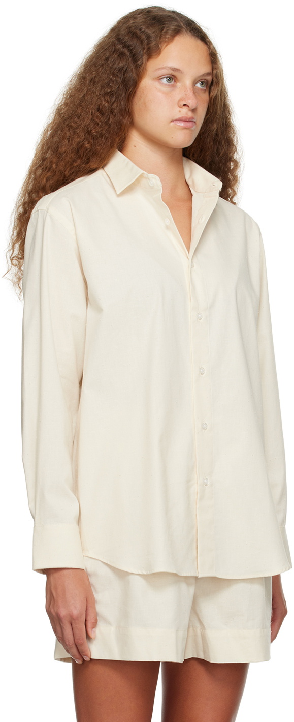 baserange ole shirt dress Baserange Ole Shirt Dress, White / XS