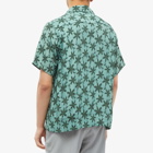 Needles Men's Floral Jacquard One Up Vacation Shirt in Green