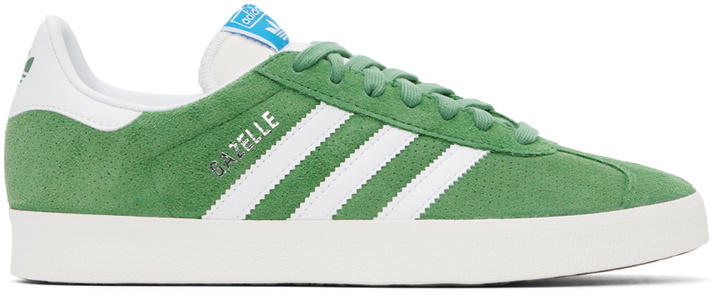 Photo: adidas Originals Green Gazelle Sneakers