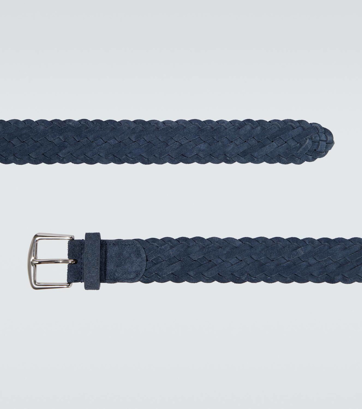 Loro Piana Woven suede belt