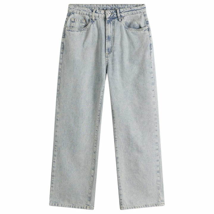 Photo: MKI Men's Denim Classic Jeans in Bleach Wash