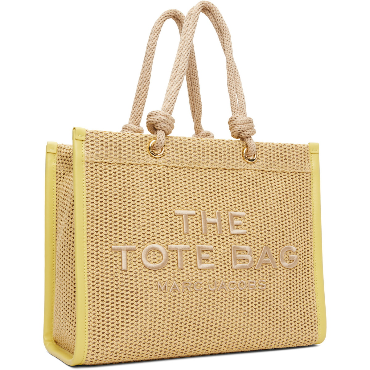 Marc Jacobs Beige 'The Woven Rope Large' Tote
