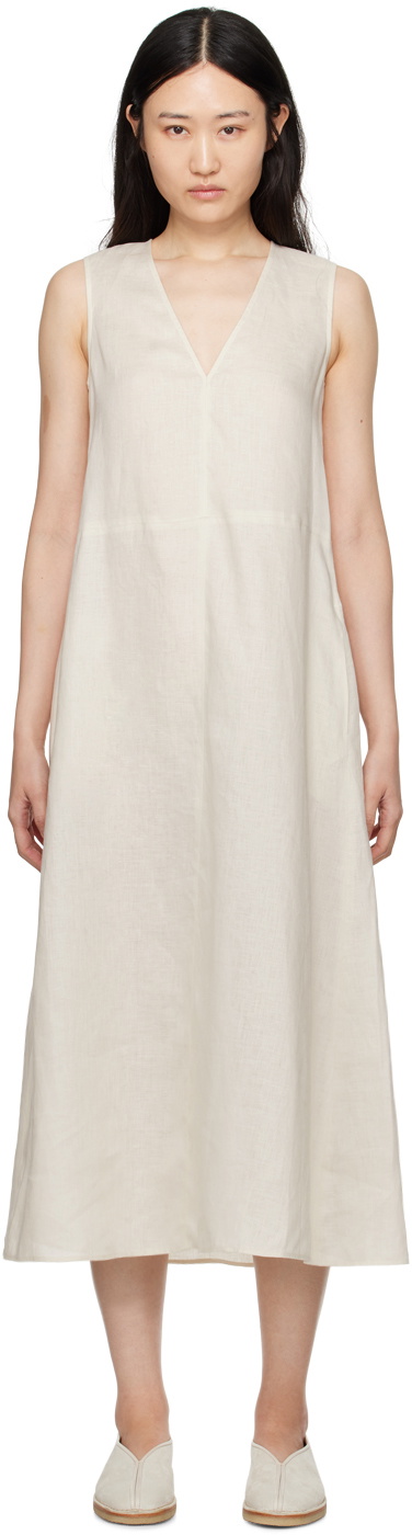 Max Mara Leisure Off-White Alec Midi Dress