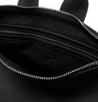 GIVENCHY - Pandora Leather-Trimmed Logo-Print Shell Tote Bag - Black