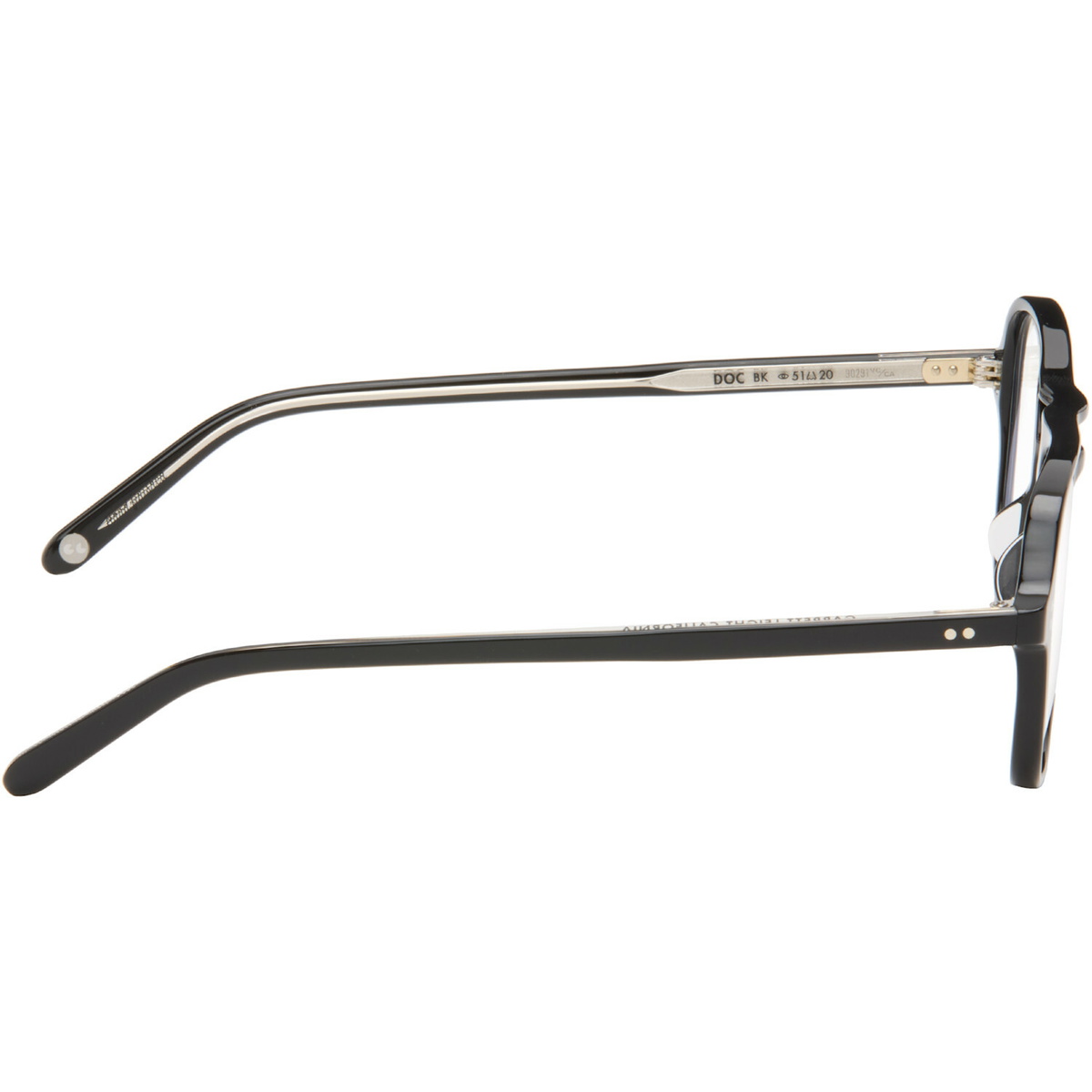 Garrett Leight Black Doc Glasses