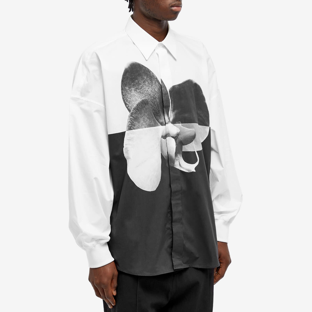 【送料&関税込】Alexander McQueen Photographic Orchid T-shir McQueen Photographic Orchid T-Shirt in Blau | Lyst DE