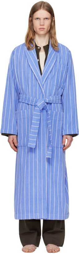 Photo: Tekla Navy Terry Classic Bathrobe