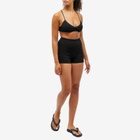 DONNI. Women's Rib Bralette in Jet