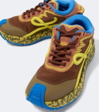 Loewe Pogo suede-trimmed sneakers