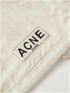 Acne Studios - Ondrey Logo-Appliquéd Faux Suede Jacket - White