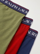 Polo Ralph Lauren - Three-Pack Stretch-Cotton Boxer Briefs - Multi