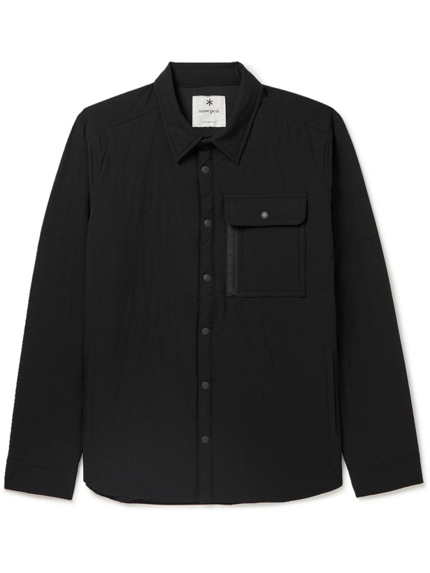 Photo: Snow Peak - Quilted Shell Shirt Jacket - Black