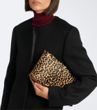 Amanu Mali leopard-print calf hair clutch