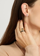Tory Burch Icon 18kt Gold-plated Rings set of Three