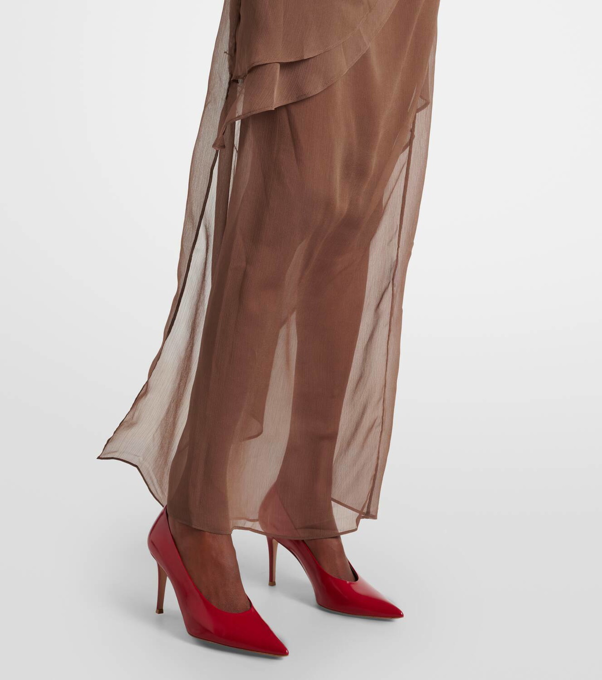 long sleeve maxi dress with split REVERY HIGH SPLIT LONG SLEEVE DRESS | CREAM | THIRD FORM | Women's  Australian Fashion — THIRD FORM
