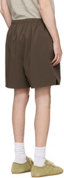 Fear of God ESSENTIALS Brown Active Trace Classic Split Shorts
