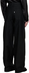 Serapis SSENSE Exclusive Black Trousers