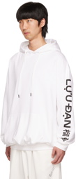 LU'U DAN White Oversized Hoodie