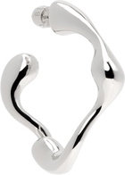 Maria Black Silver Splash Hoop Single Earring
