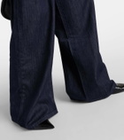 The Frankie Shop Nolan high-rise wide-leg jeans