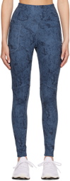 adidas Originals Blue Flatlock Stitch Leggings