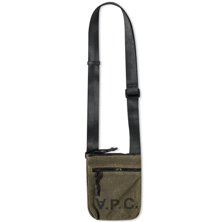 Photo: A.P.C. Rebound Mesh Neck Pouch