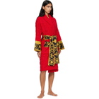 Versace Red 'I Heart Baroque' Bathrobe