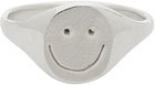 Seb Brown Silver Smiley Ring