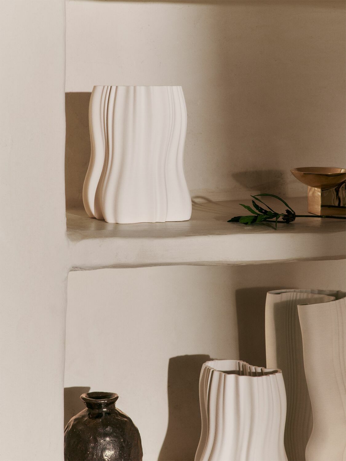 FERM LIVING Small Moire Vase