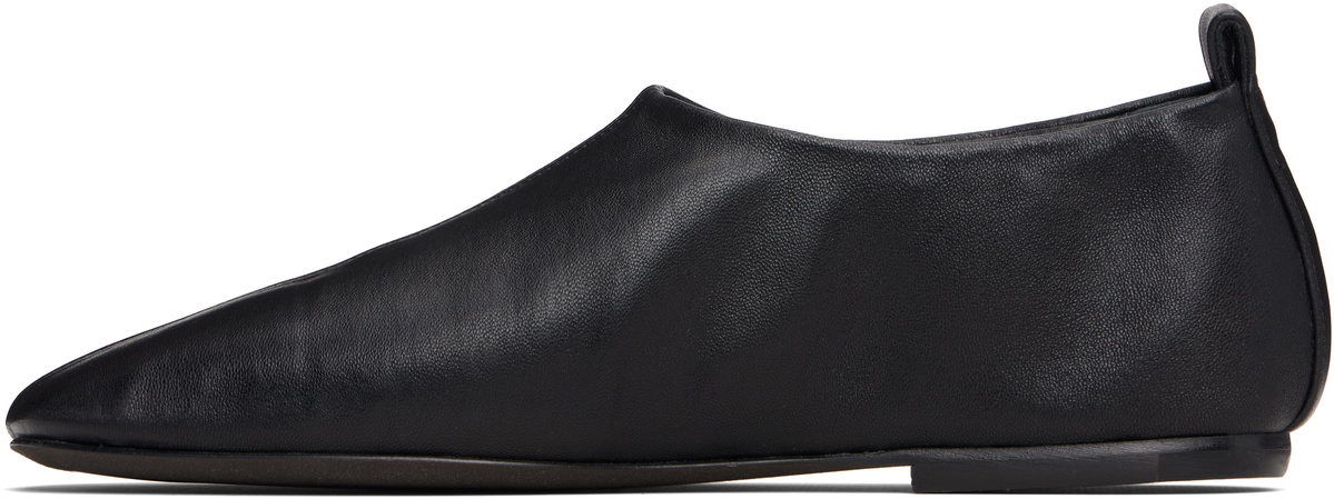 Dries Van Noten Black Square Toe Loafers
