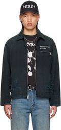 Enfants Riches Déprimés Black Distressed Jacket