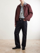 KAPITAL - Key West Camp-Collar Printed Linen Shirt - Blue