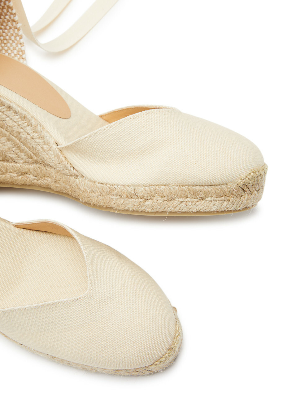 Castañer chiara 80 canvas wedge espadrilles online