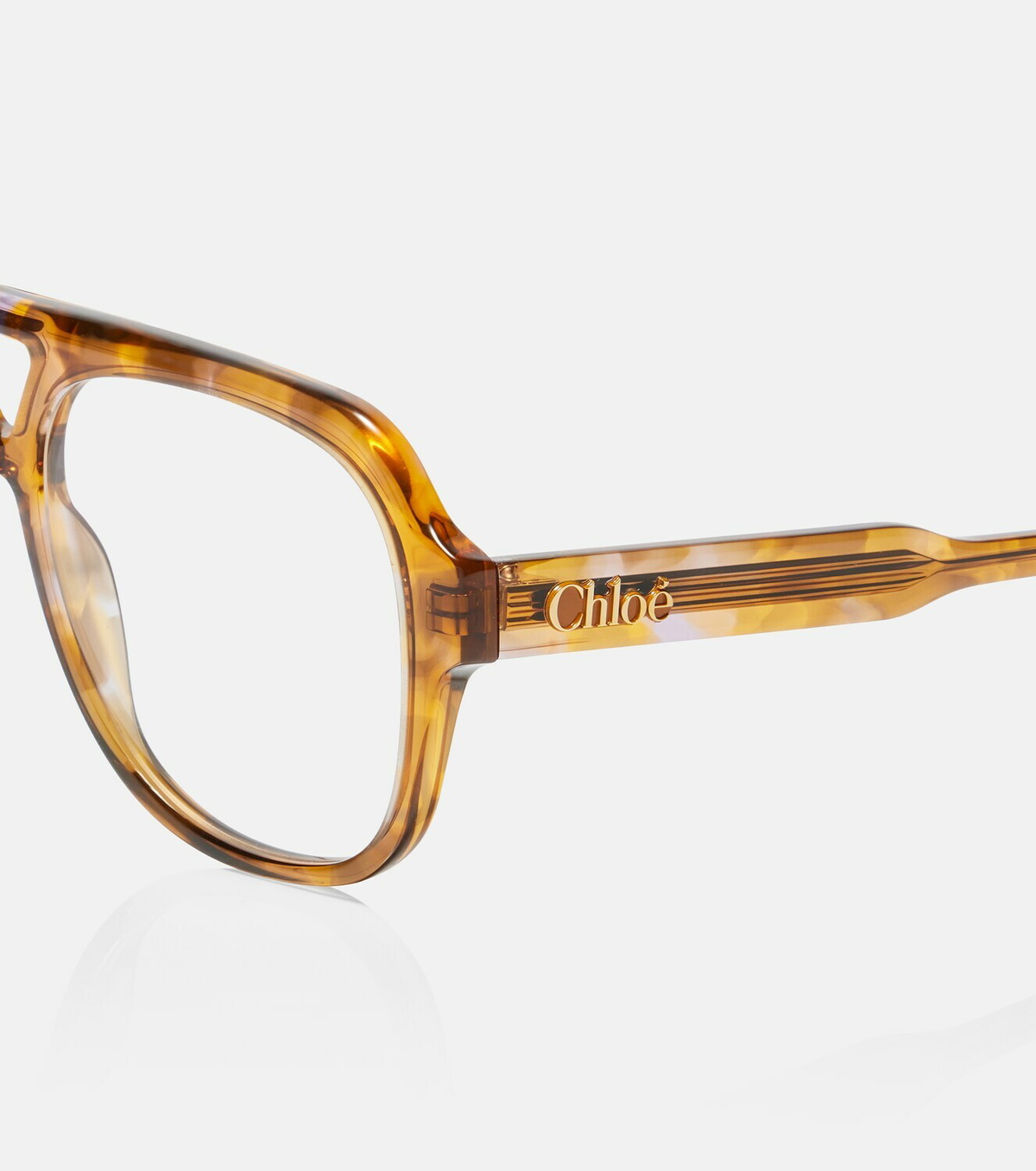 Chloé Optical Native oversized aviator glasses