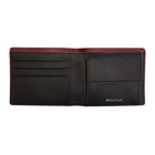 PS by Paul Smith Black and Purple Zebra Bifold Wallet