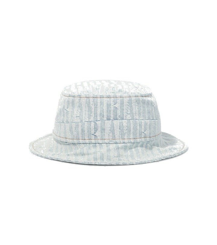 Photo: Amiri - Logo denim bucket hat
