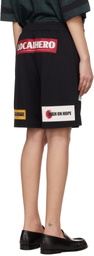 Martine Rose Black Football Shorts