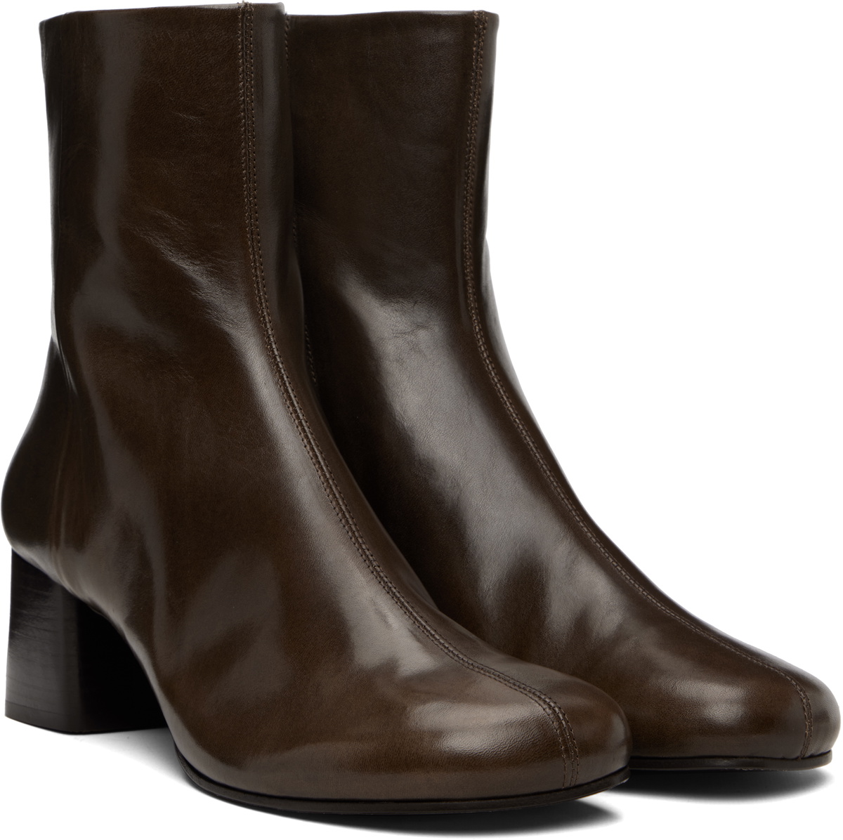 LEMAIRE Brown Anatomic 55MM Boots