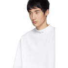 Heron Preston White Style Mock Neck Long Sleeve T-Shirt