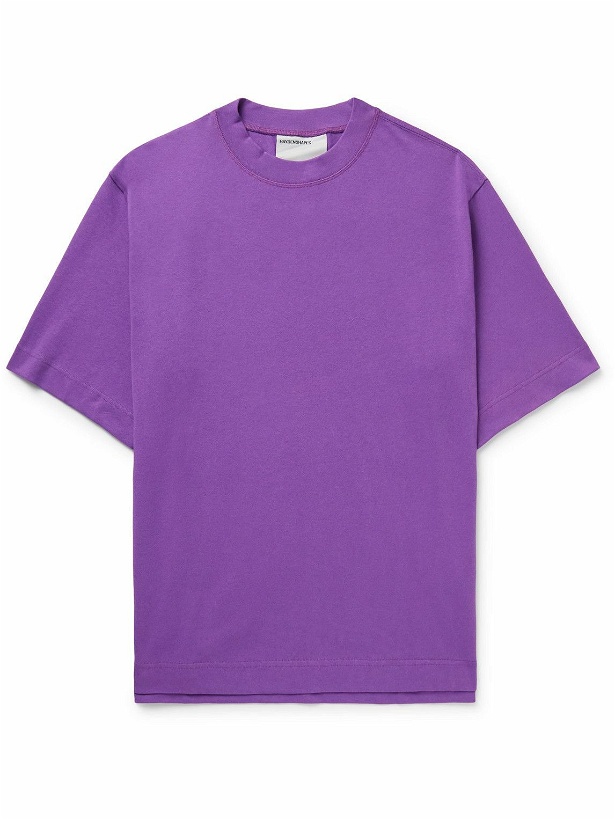 Photo: HAYDENSHAPES - Volume Cotton-Jersey T-Shirt - Purple
