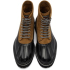 Givenchy Brown and Black Camden Boots