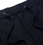 Camoshita - Navy Twill Drawstring Suit Trousers - Men - Navy