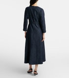 'S Max Mara Ambra denim wrap dress