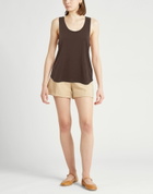 Crossley Womens Tank top Chocolate in Brown