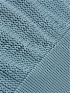 Piacenza Cashmere - Crochet-Knit Cotton Sweater Vest - Blue