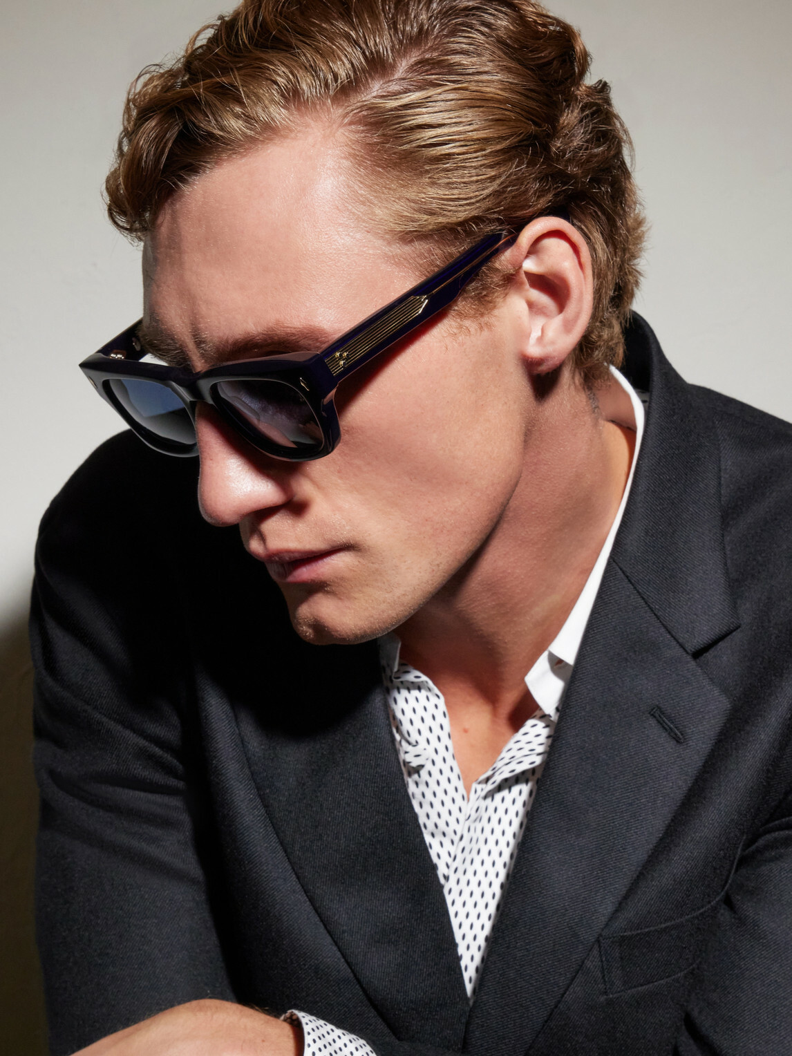 Jacques Marie Mage - Dealan 53 Square-Frame Acetate Sunglasses - Black