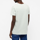 A.P.C. Men's Vpc Logo T-Shirt in Pale Green/Black