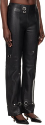 Saks Potts Black Bonnie Leather Pants