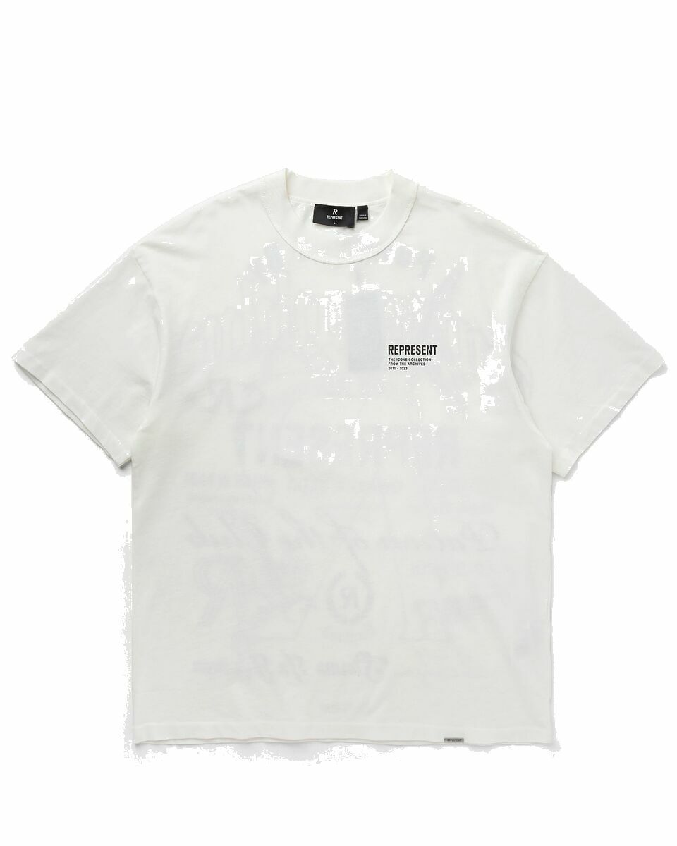 Photo: Represent Monochrome Icons Tee Beige - Mens - Shortsleeves