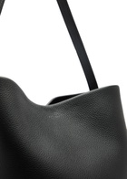 The Row Park Large Leather Tote - Black - One Size